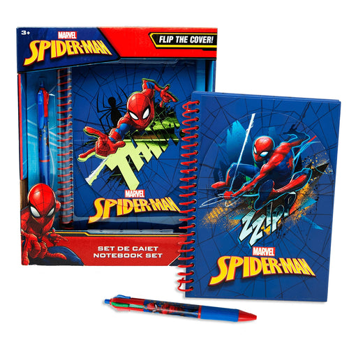 Spiderman Notebook með penna